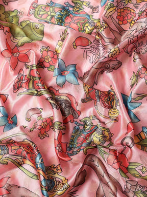 Kalamkari Pattu Banarasi Silk Saree 