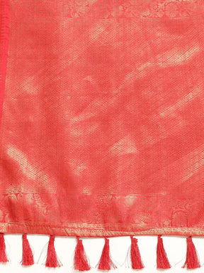 Kalamkari Pattu Banarasi Silk Saree 