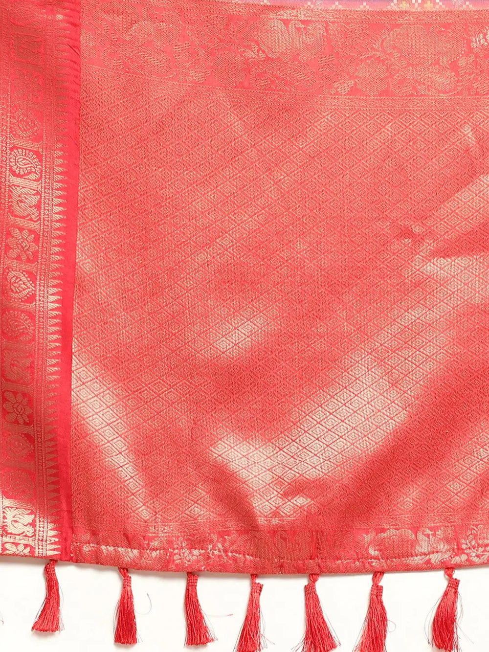 Kalamkari Pattu Banarasi Silk Saree 