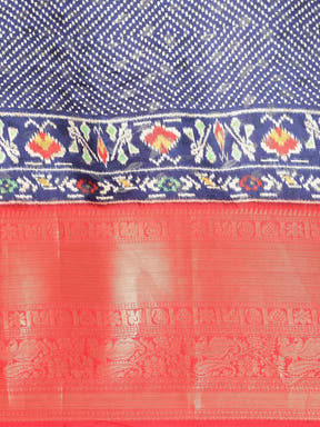 Kalamkari Pattu Banarasi Silk Saree 