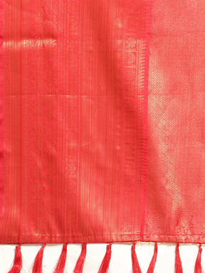 Kalamkari Pattu Banarasi Silk Saree 