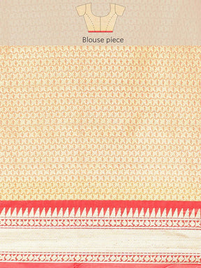Kalamkari Pattu Banarasi Silk Saree 