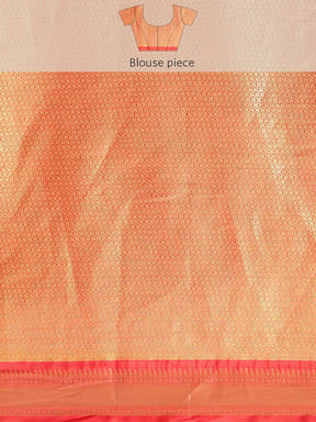 Kalamkari Pattu Banarasi Silk Saree 
