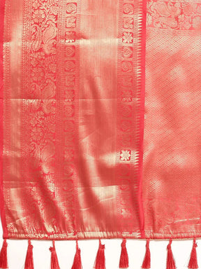  Kalamkari Pattu Banarasi Silk Saree    collapse