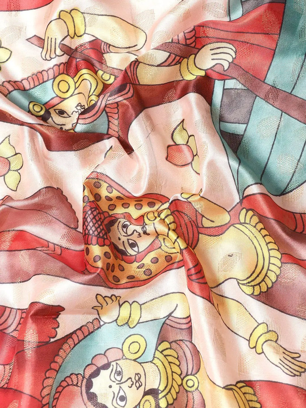 Kalamkari Pattu Banarasi Silk Saree    collapse