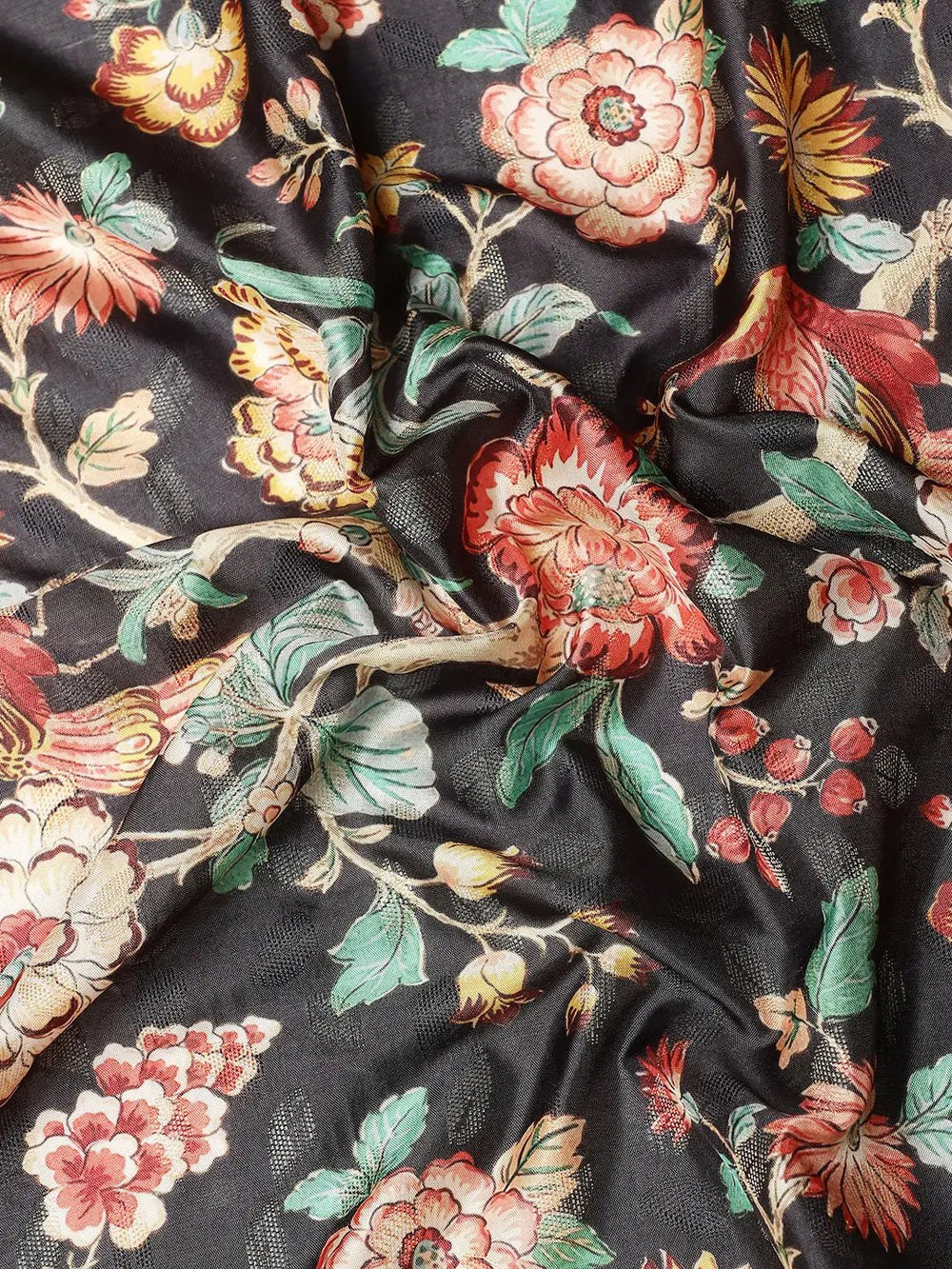 Kalamkari Pattu Banarasi Silk Saree 