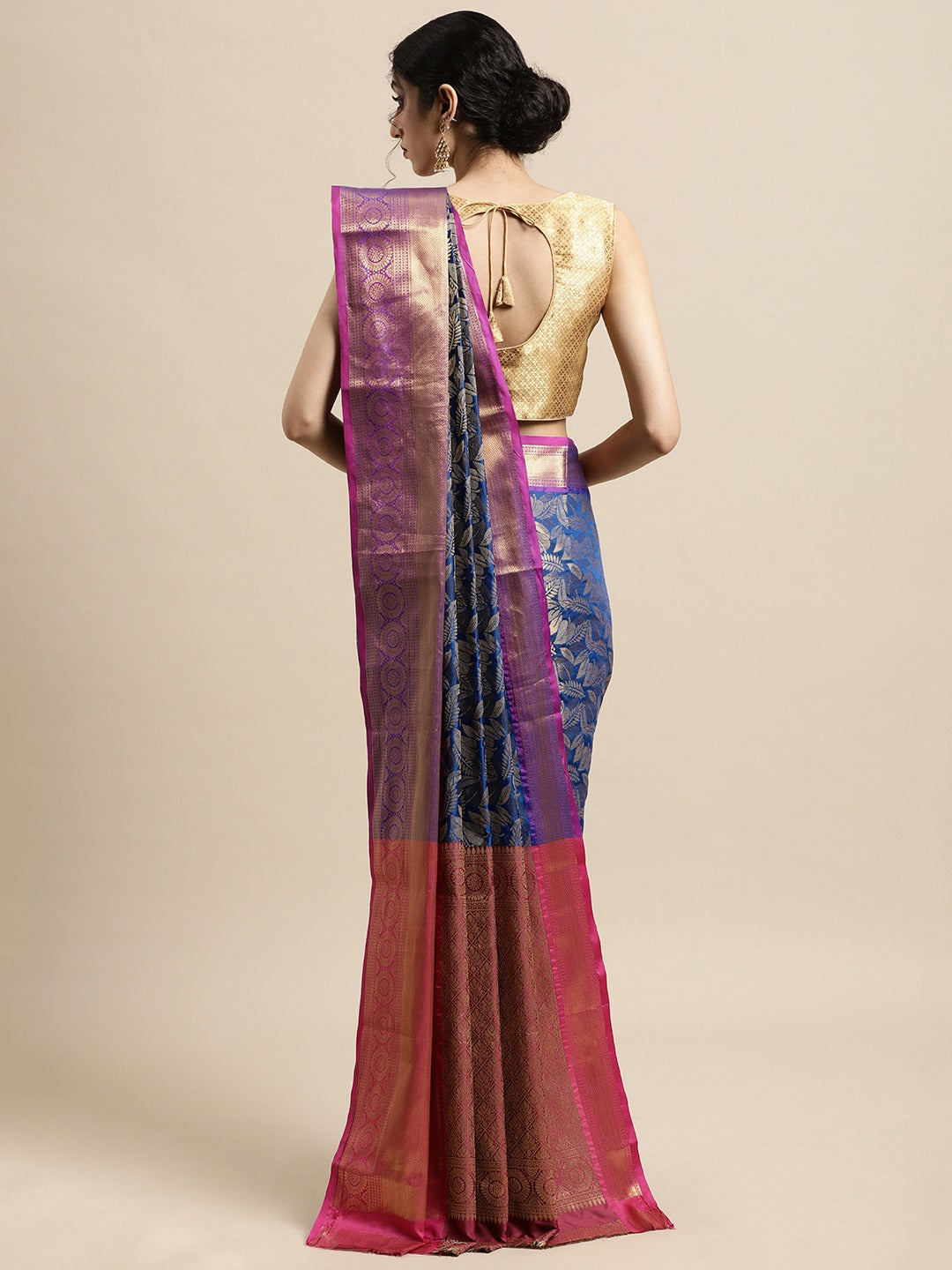  Beautiful Kanjivaram Silk Saree with Woven Design