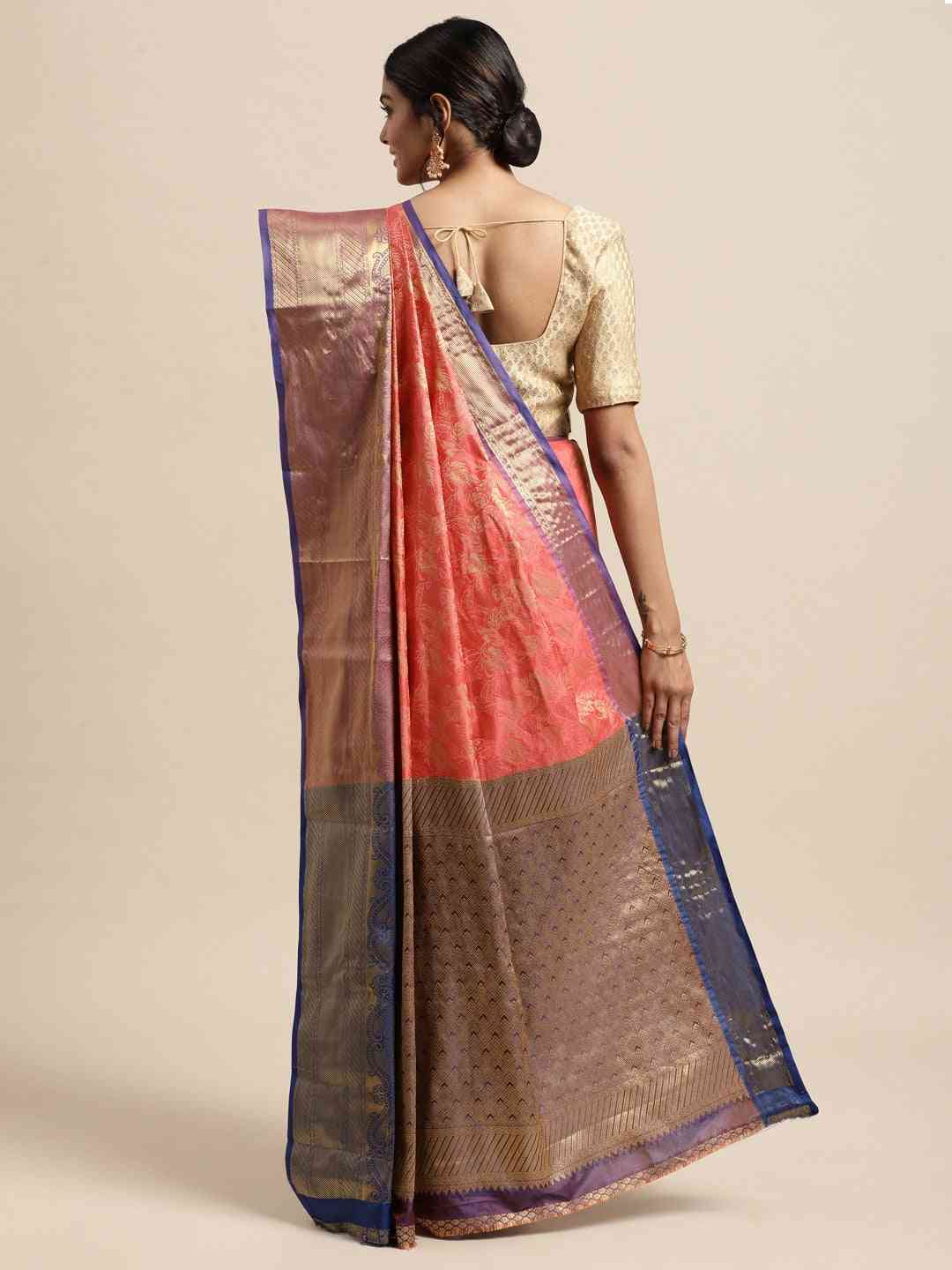  Beautiful Kanjivaram Silk Saree with Zari Work