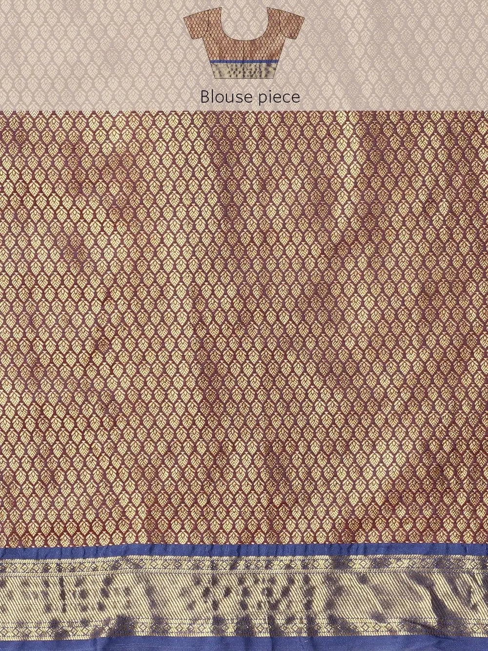  Beautiful Kanjivaram Silk Saree with Zari Work