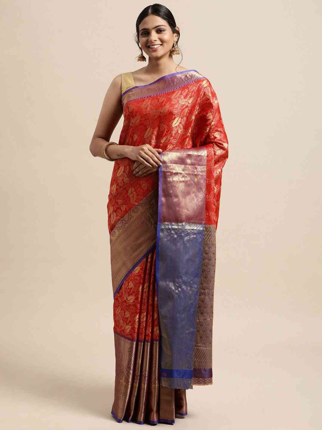  Exclusive Kanjivaram Silk Saree with Zari Work 