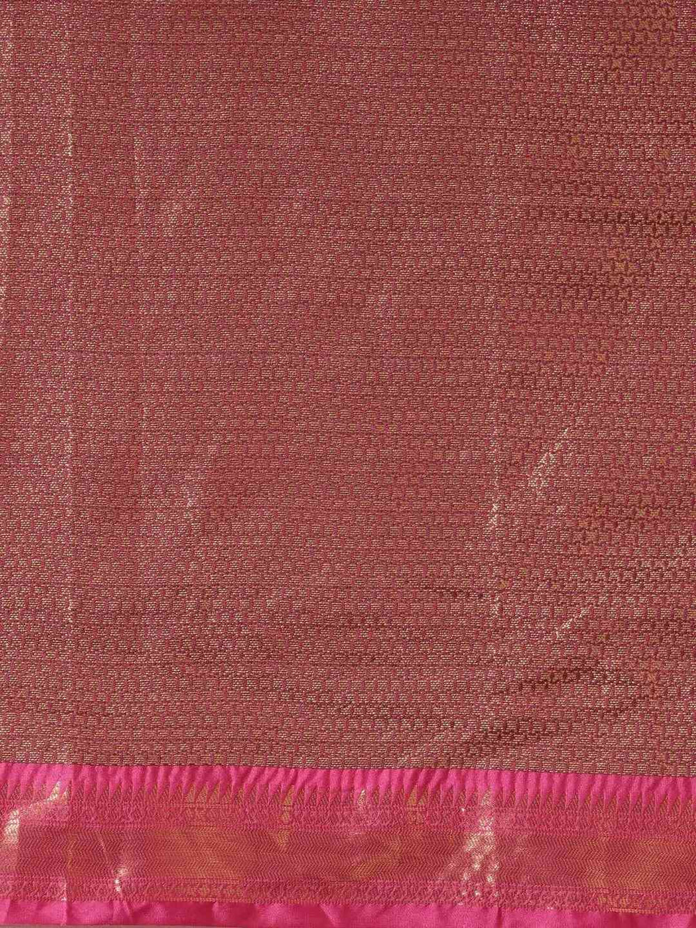  Banarasi Kanchi Pattu Saree with Ethnic Zari Motif Work