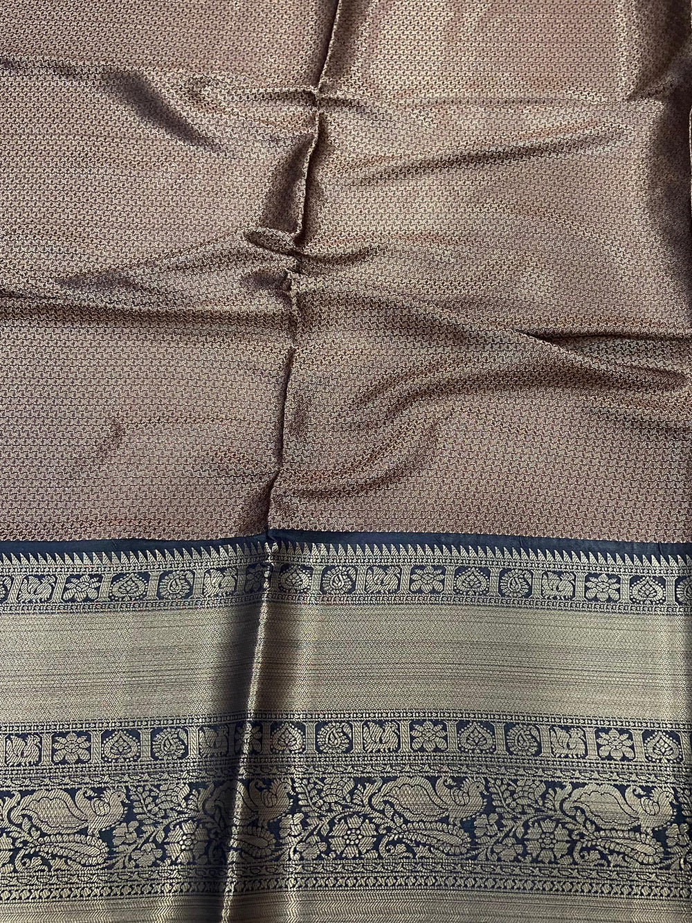 Intricate Rama Green Banarasi Silk Saree