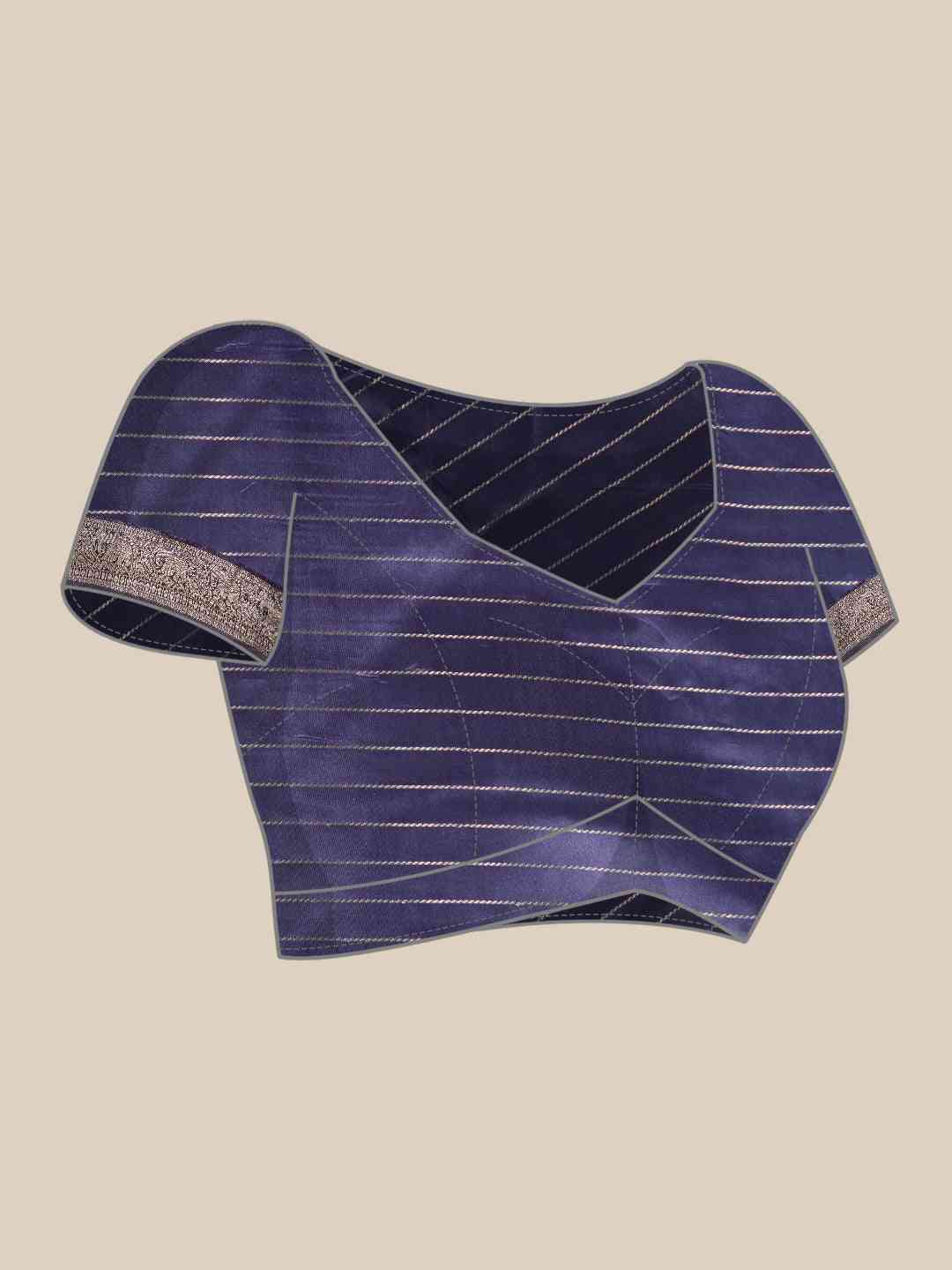  Banarasi Silk Gadwal Pattu Saree With Zari weaving