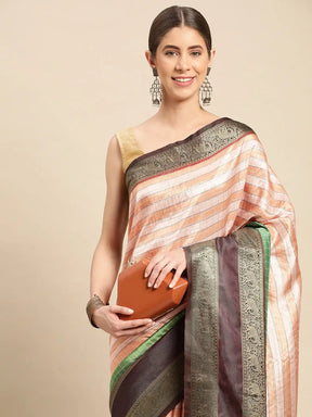  Digital Kalamkari Pattu Banarasi Silk Saree