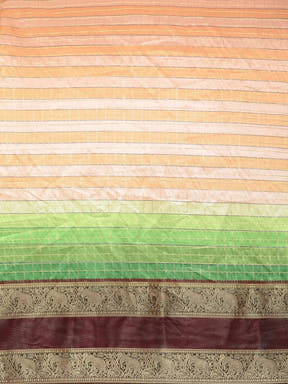  Digital Kalamkari Pattu Banarasi Silk Saree