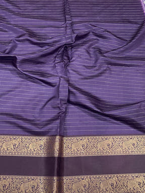 Purple Patola Silk Zari Saree