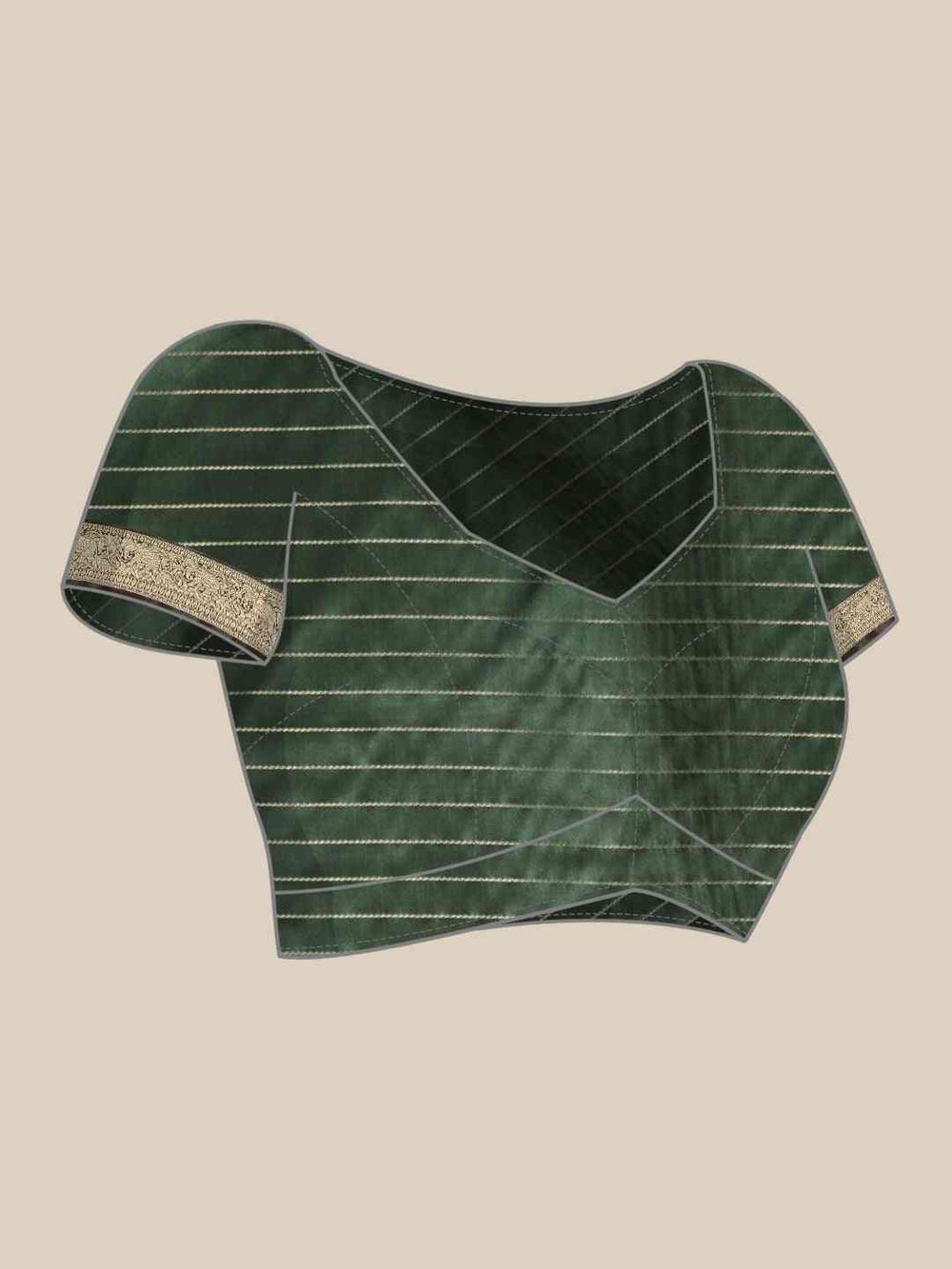 Banarasi Silk Gadwal Pattu Saree With Zari weaving