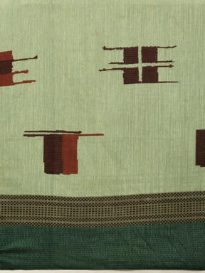  Latest Geometric Print Silk Saree