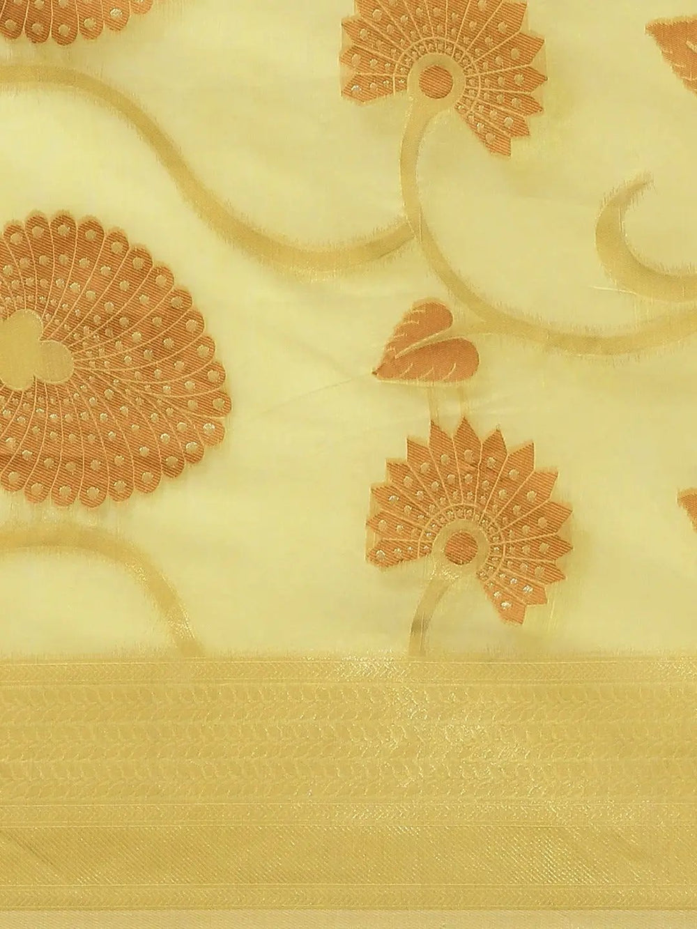  Exclusive Cotton Blend Woven Design Saree