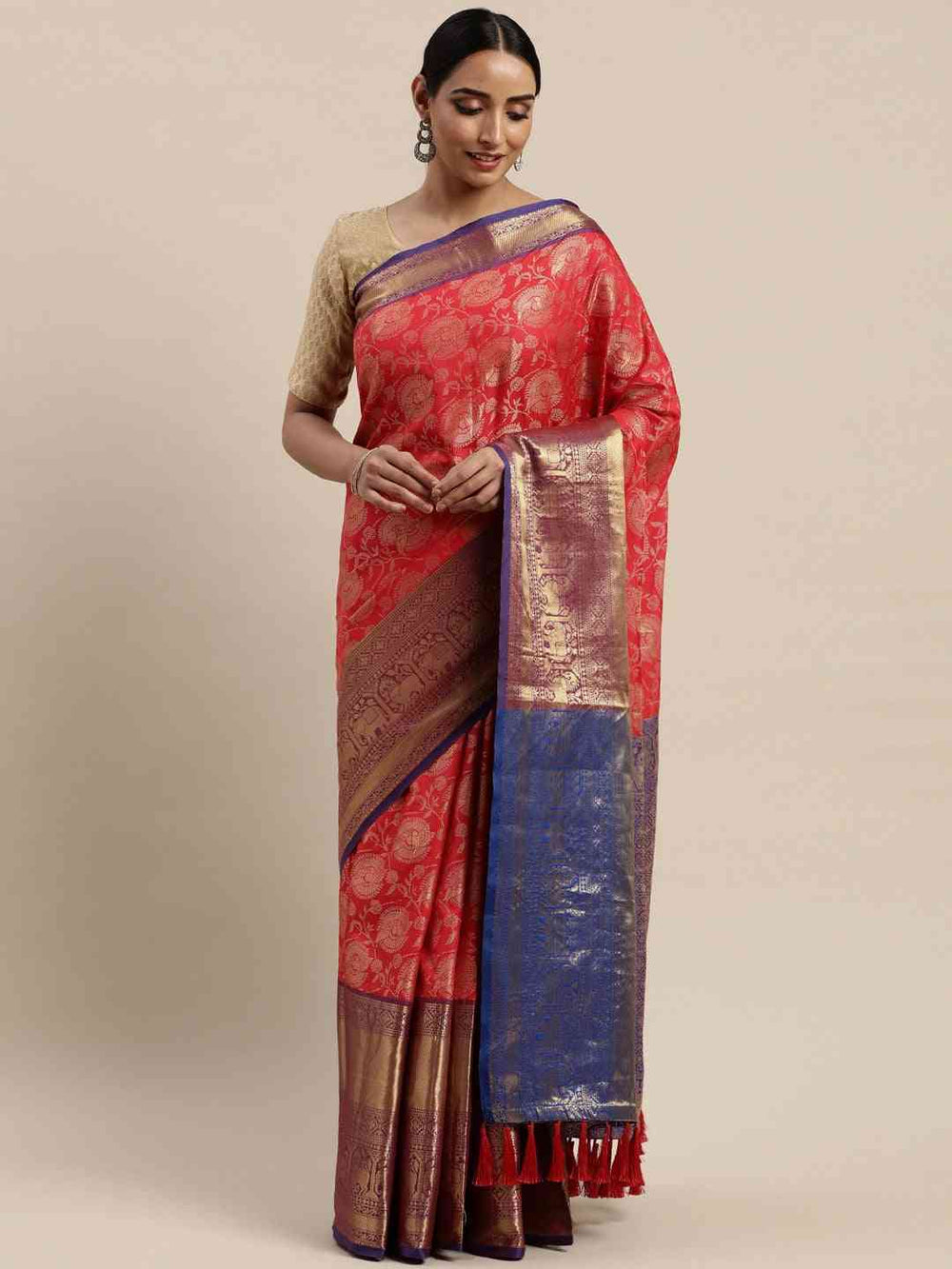 Buy Banarasi Soft Silk Kanjivaaram Saree | Vastranand