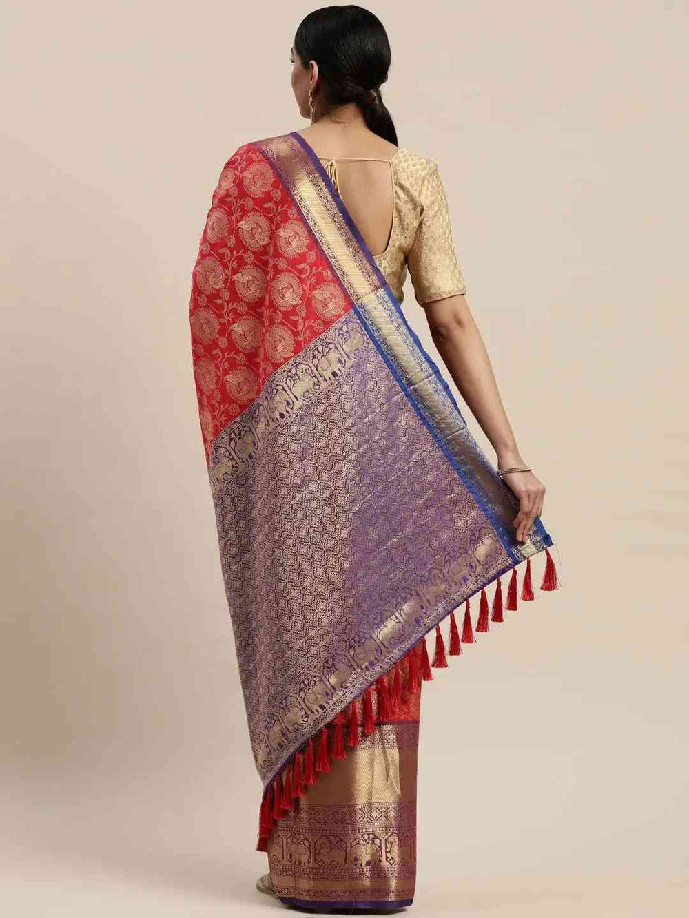 Buy Banarasi Soft Silk Kanjivaaram Saree | Vastranand