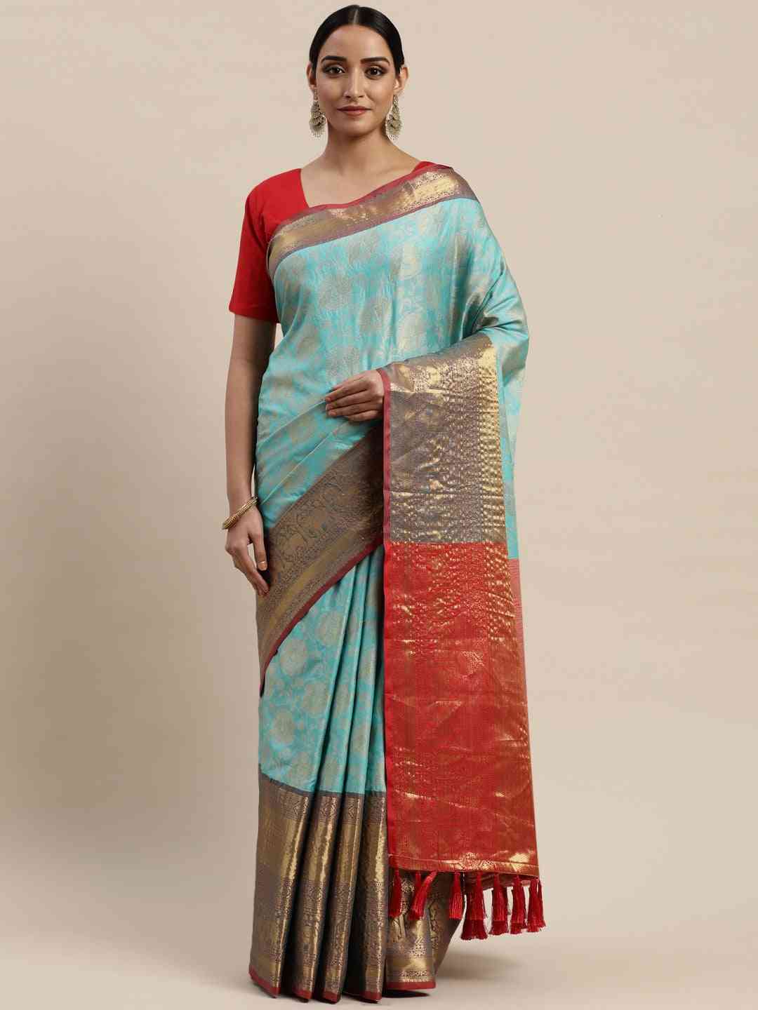 Buy Banarasi Soft Silk Kanjivaaram Saree | Vastranand