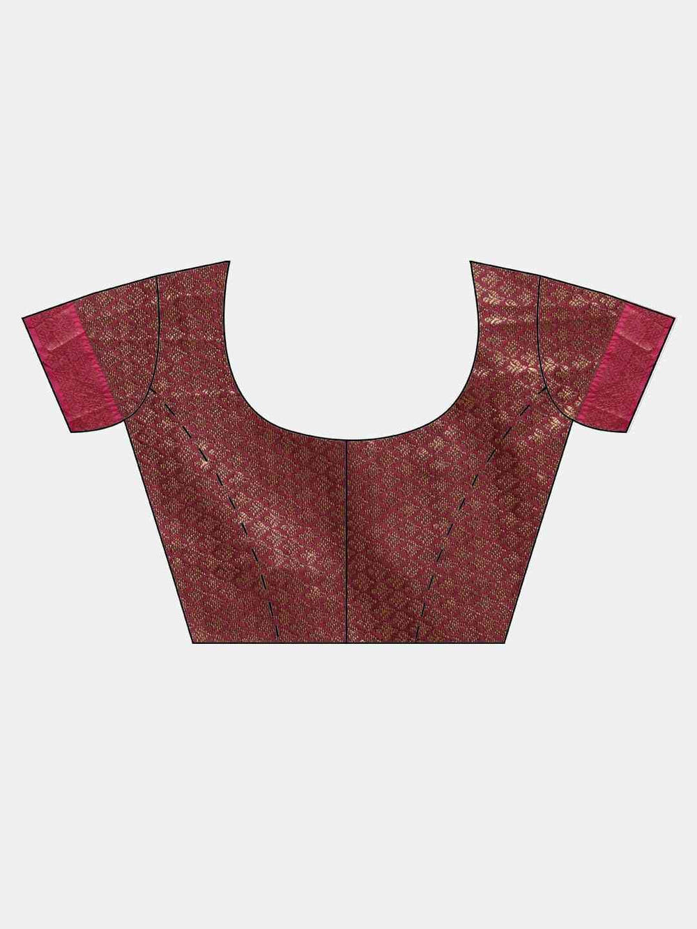  Latest Banarasi Woven Design Saree With Zari Border
