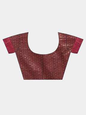  Latest Banarasi Woven Design Saree With Zari Border