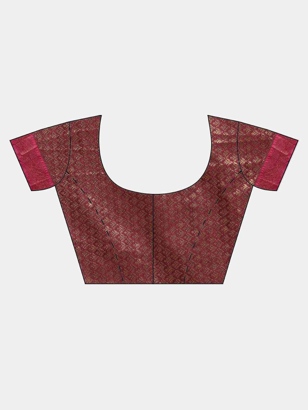  Latest Banarasi Woven Design Saree With Zari Border