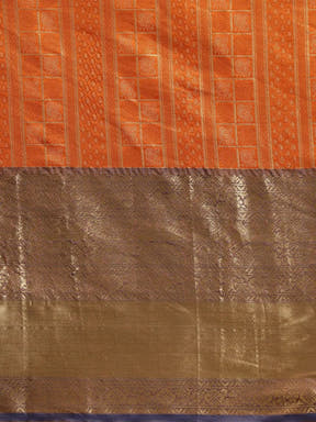 Banarasi Woven Design Saree With Zari Border