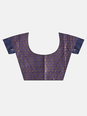 Banarasi Woven Design Saree With Zari Border