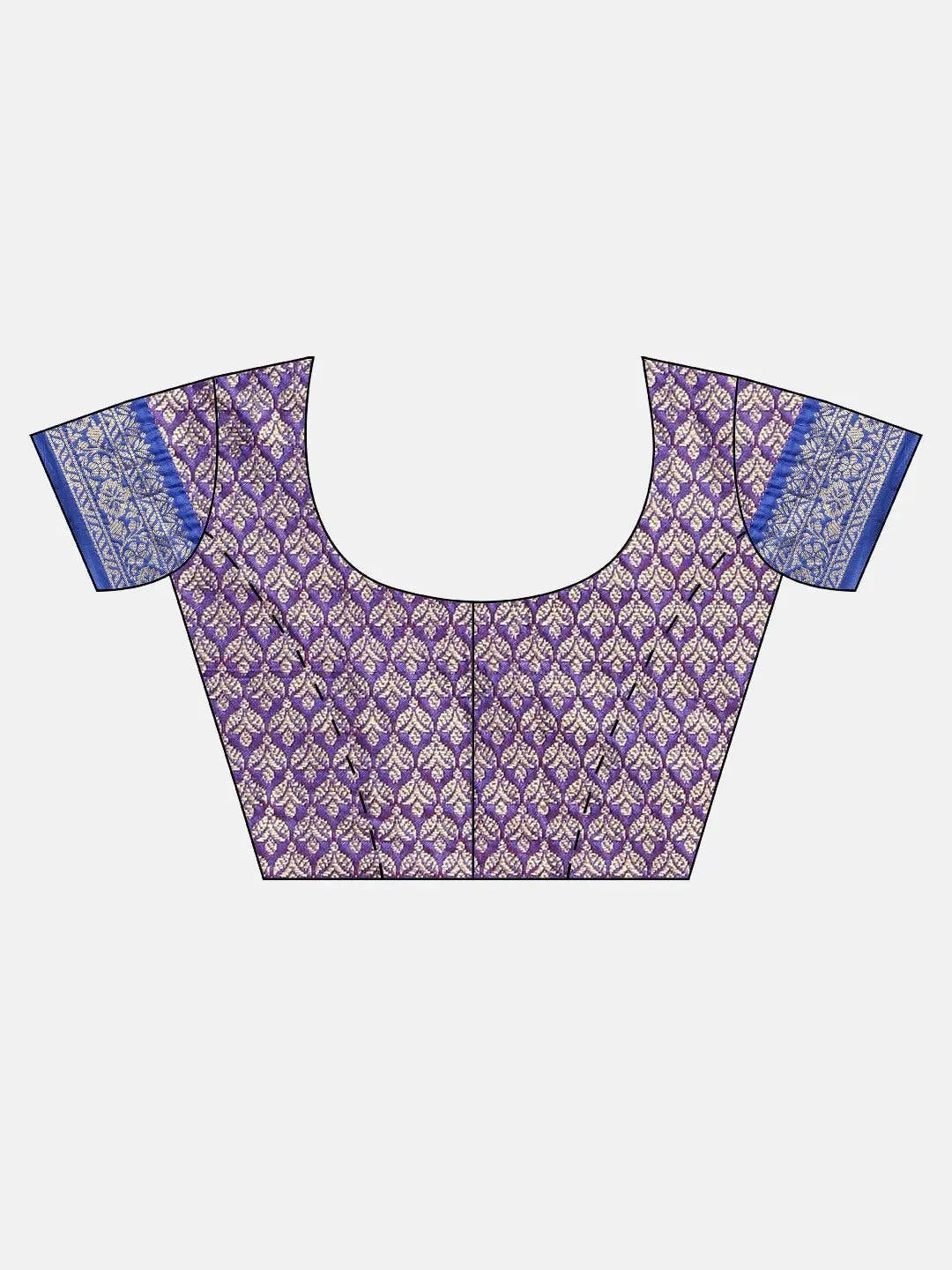 Banarasi Woven Design Saree With Zari Border