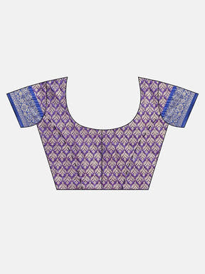 Banarasi Woven Design Saree With Zari Border