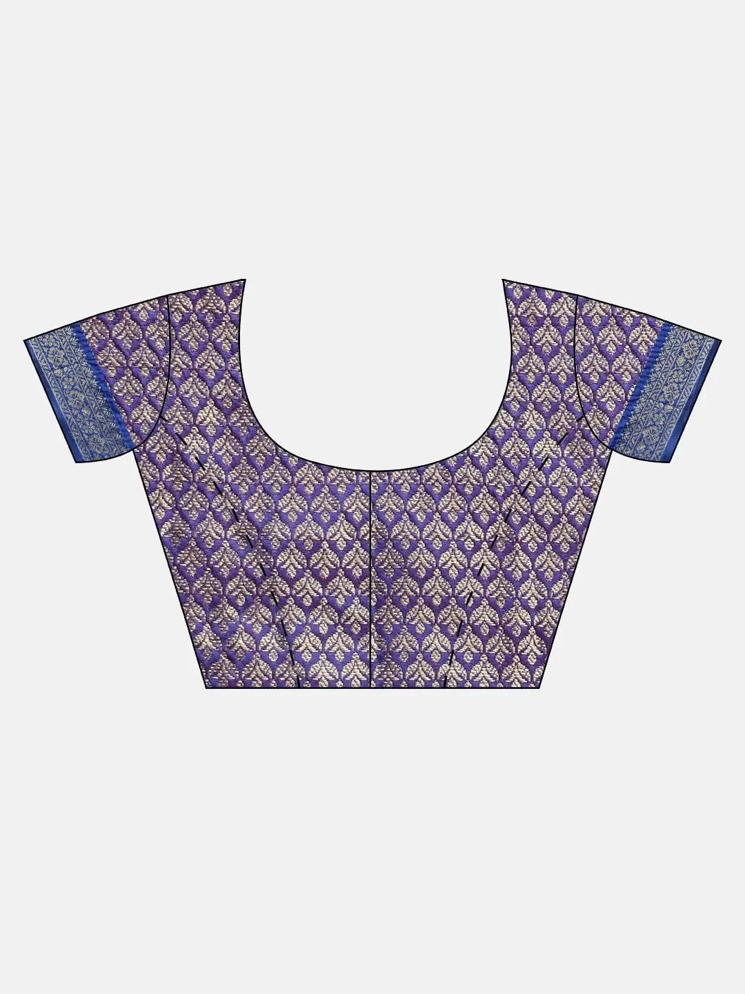 Banarasi Woven Design Saree With Zari Border 