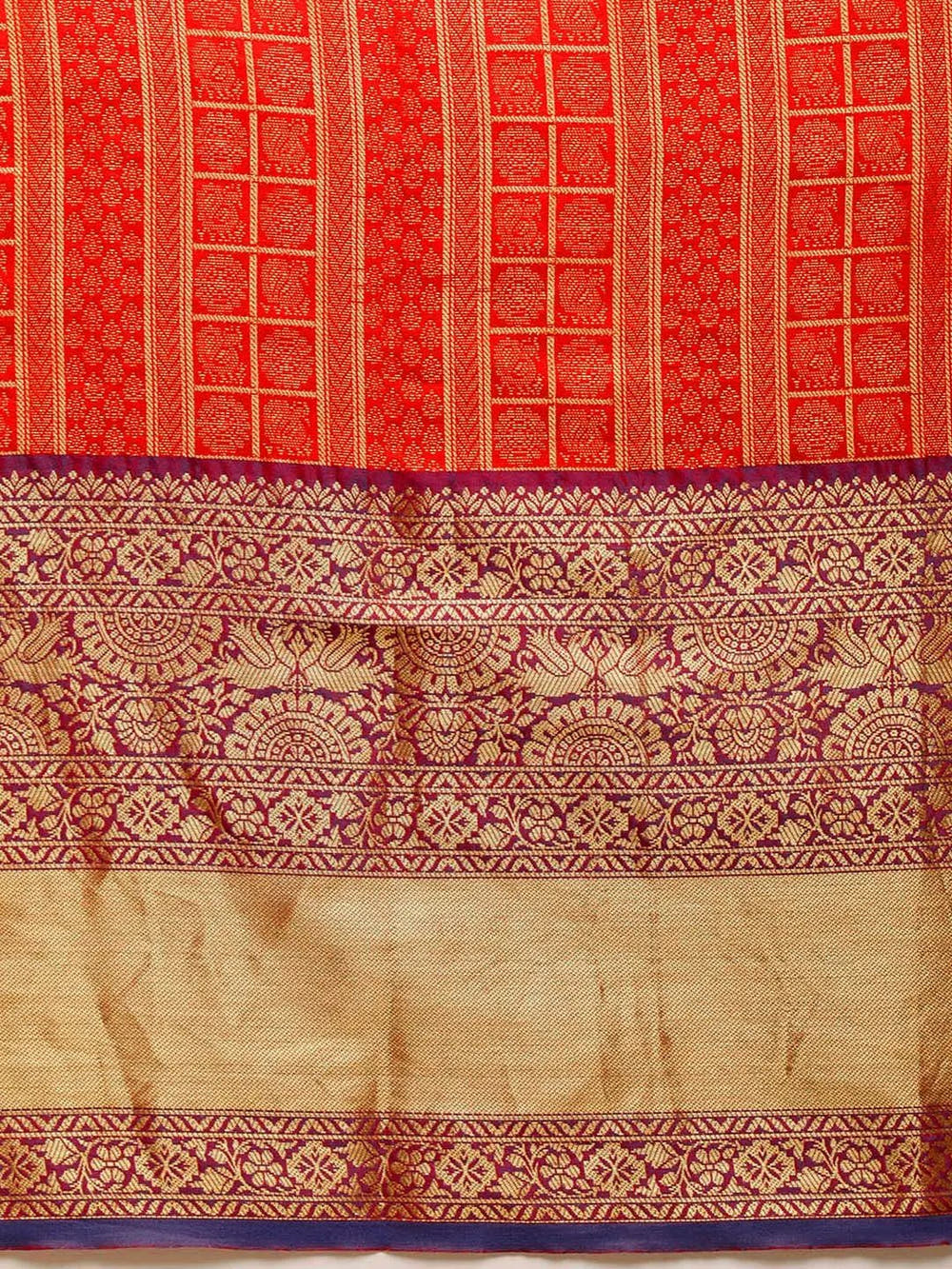 Kanjivaaram Soft Silk Saree With Zari Butta Work 