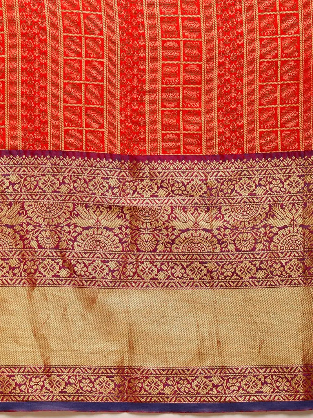 Kanjivaaram Soft Silk Saree With Zari Butta Work 