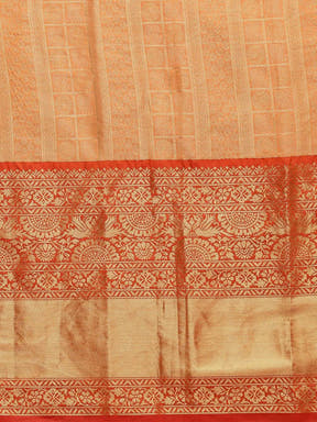  Exclusive Banarasi Woven Design Saree With Zari Border