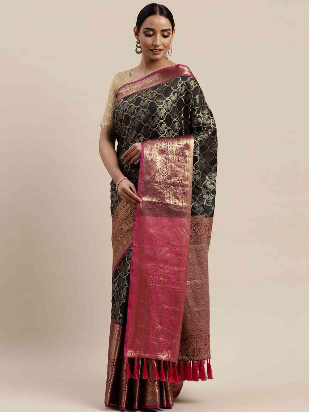 Buy Banarasi Soft Silk Kanjivaaram Saree | Vastranand