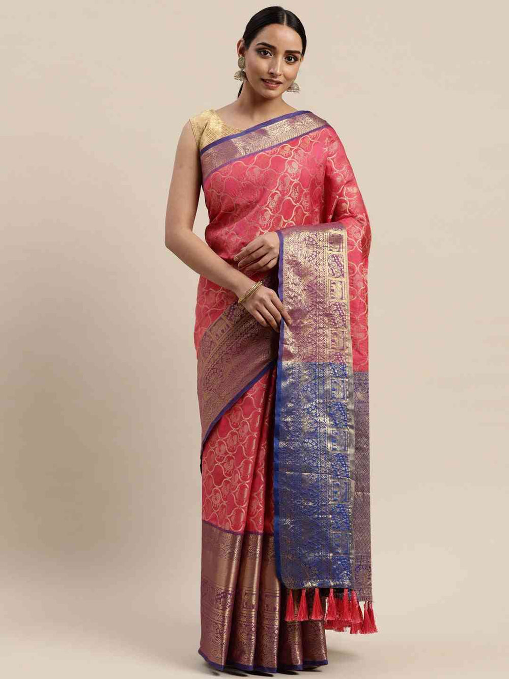 Buy Banarasi Soft Silk Kanjivaaram Saree | Vastranand