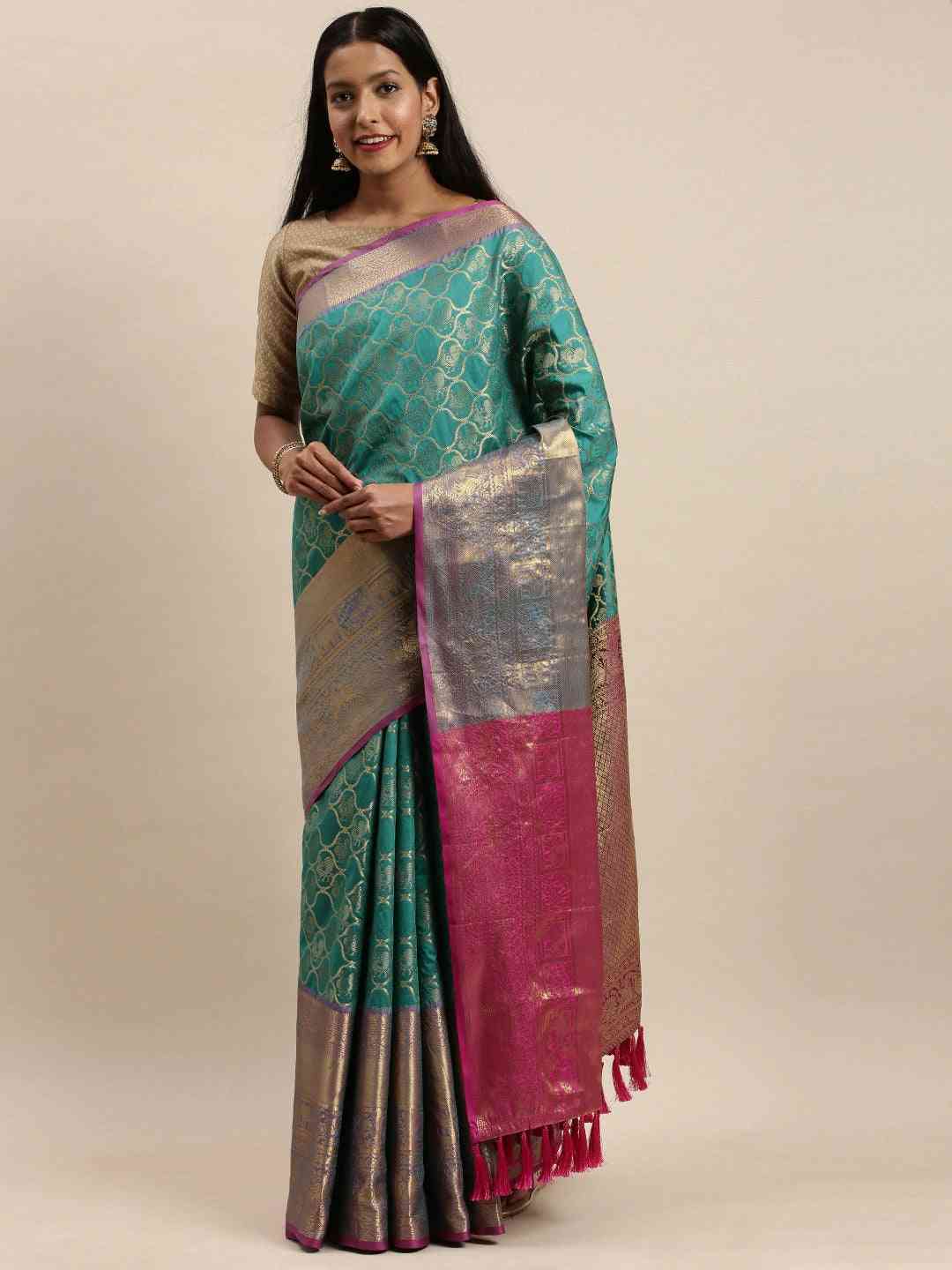 Buy Banarasi Soft Silk Kanjivaaram Saree | Vastranand