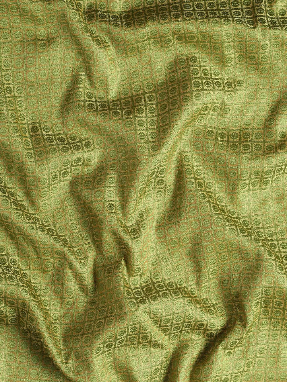 Uppada Cotton Silk Saree With Self Butti Design