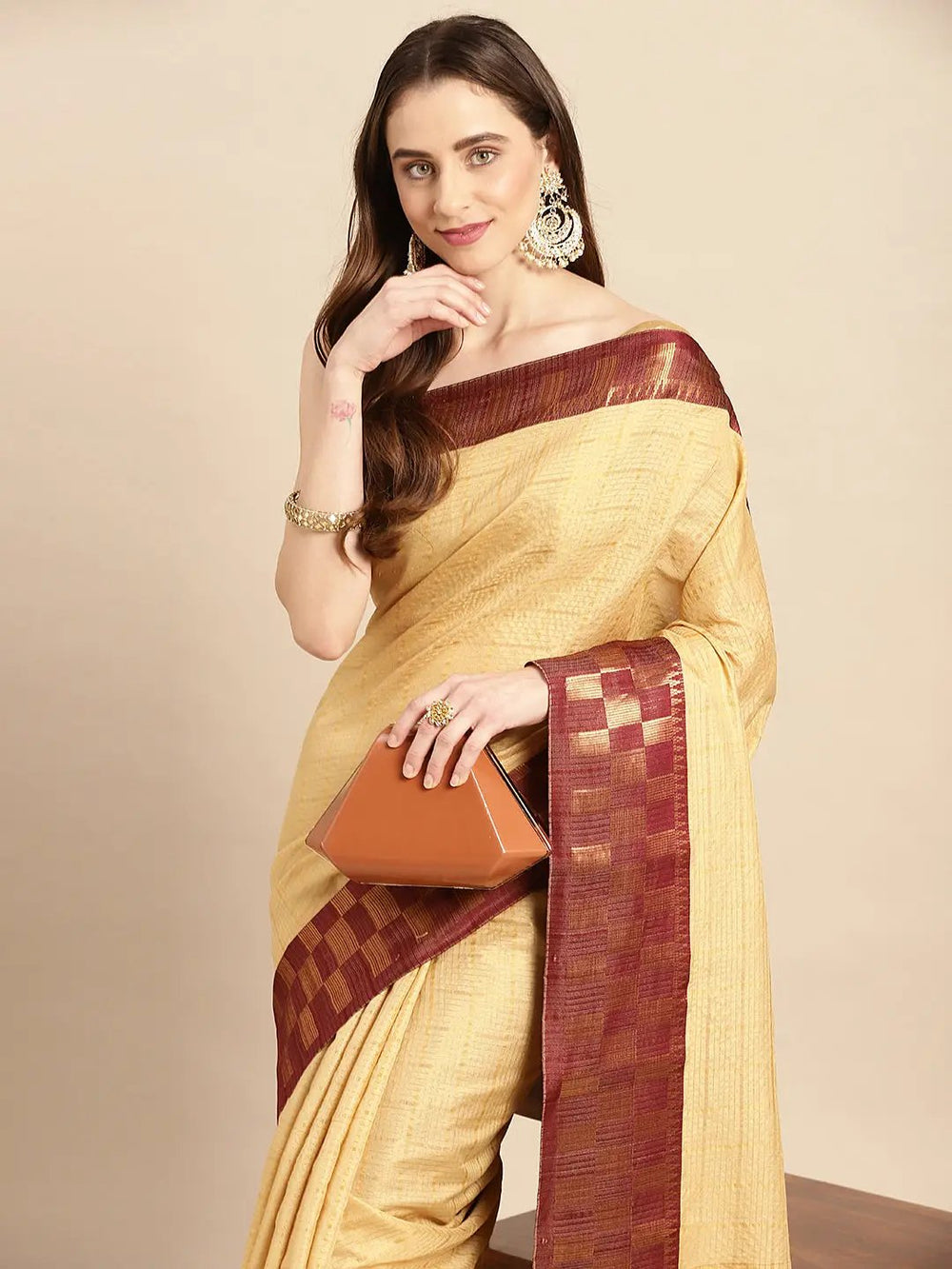  Small Chex Uppada Cotton Silk Saree