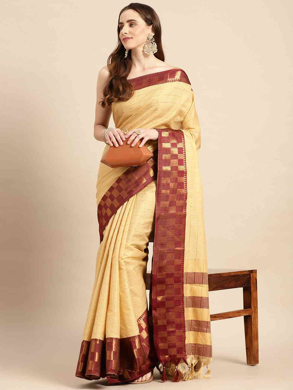  Small Chex Uppada Cotton Silk Saree