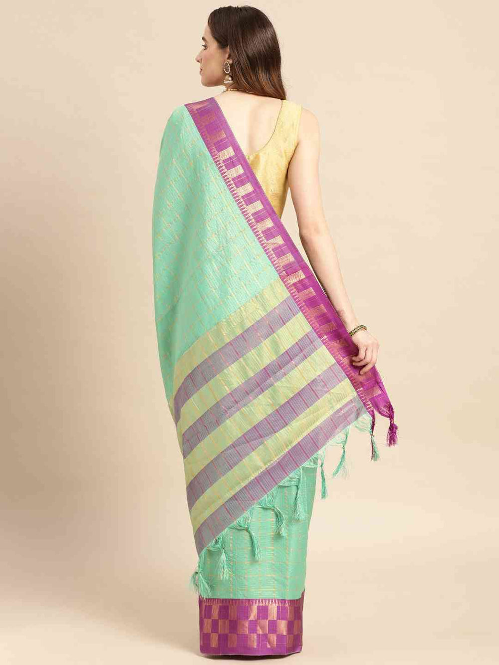 Small Chex Uppada Cotton Silk Saree