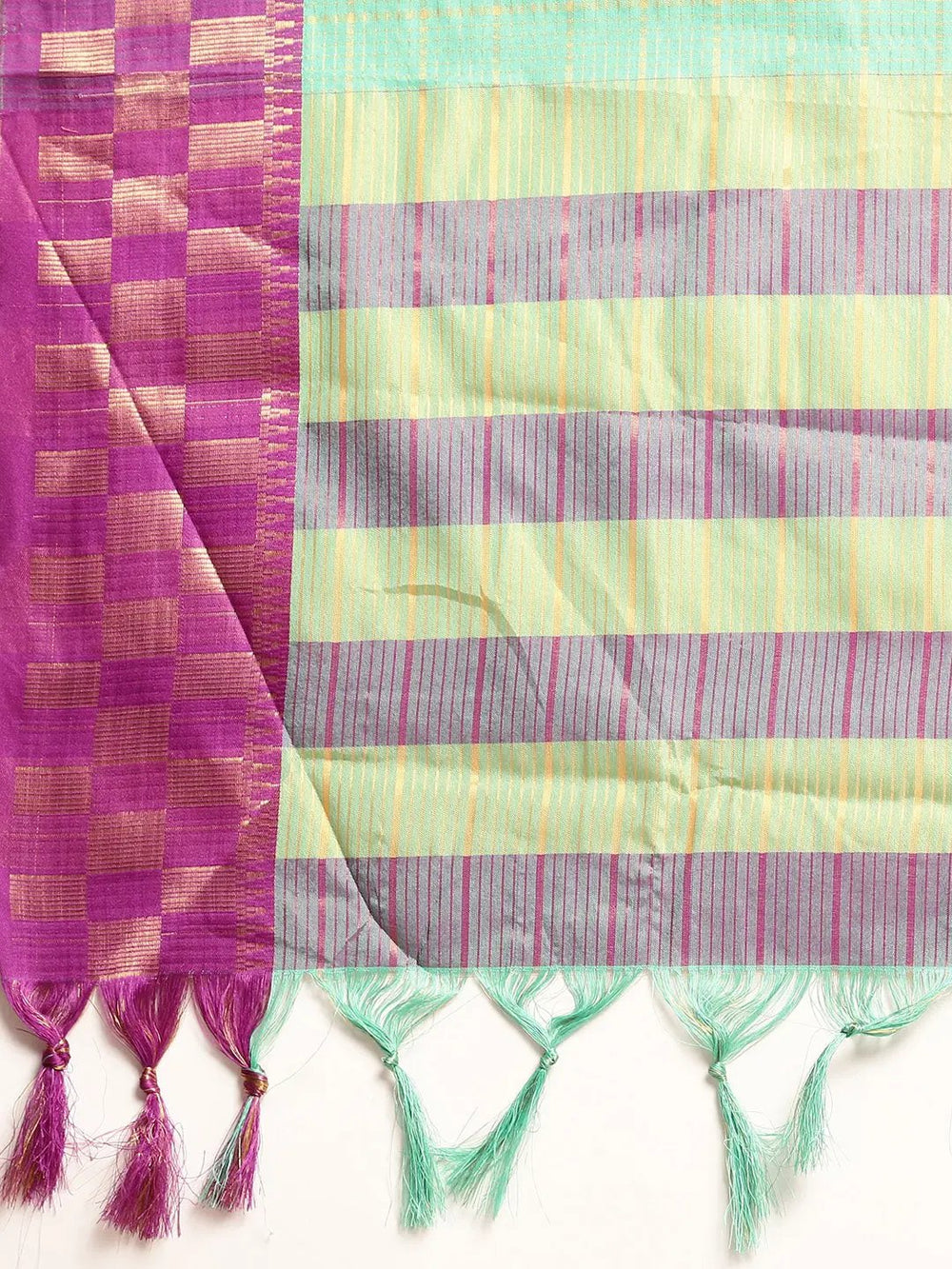  Small Chex Uppada Cotton Silk Saree