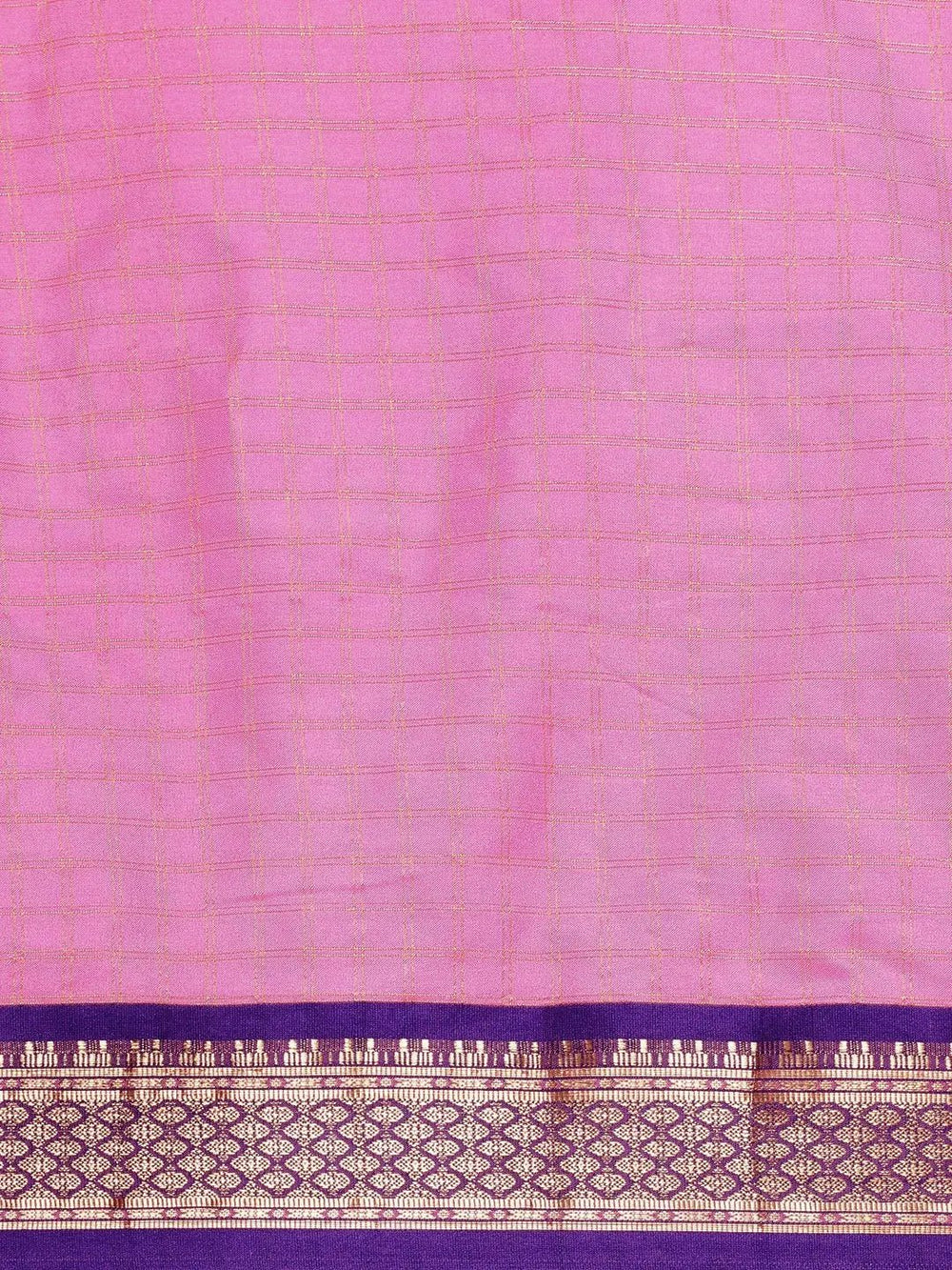 Uppada Cotton Silk Saree With Self Butti