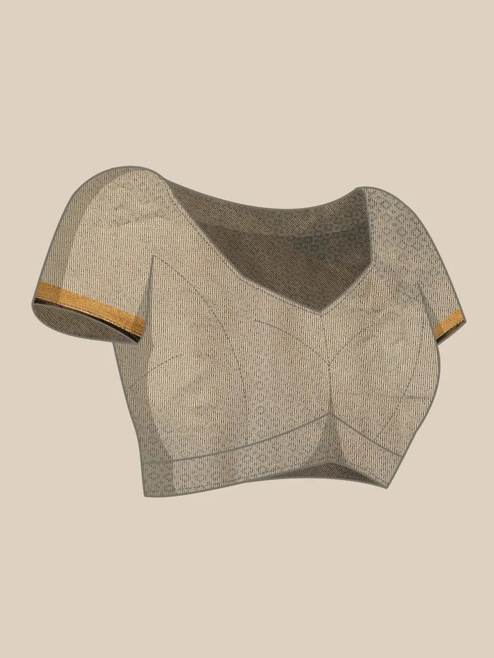 Uppada Cotton Silk Saree With Self Butti