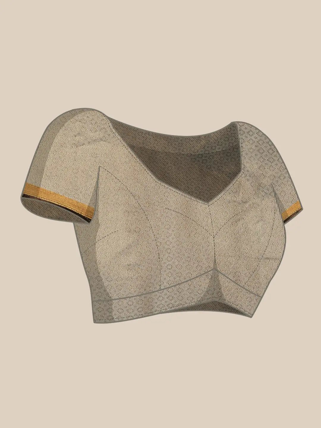 Uppada Cotton Silk Saree With Self Butti
