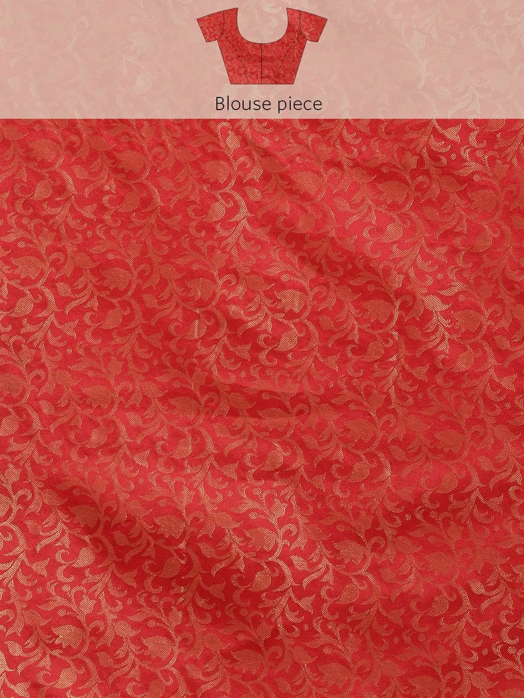 Uppada Cotton Silk Saree With Self Butti