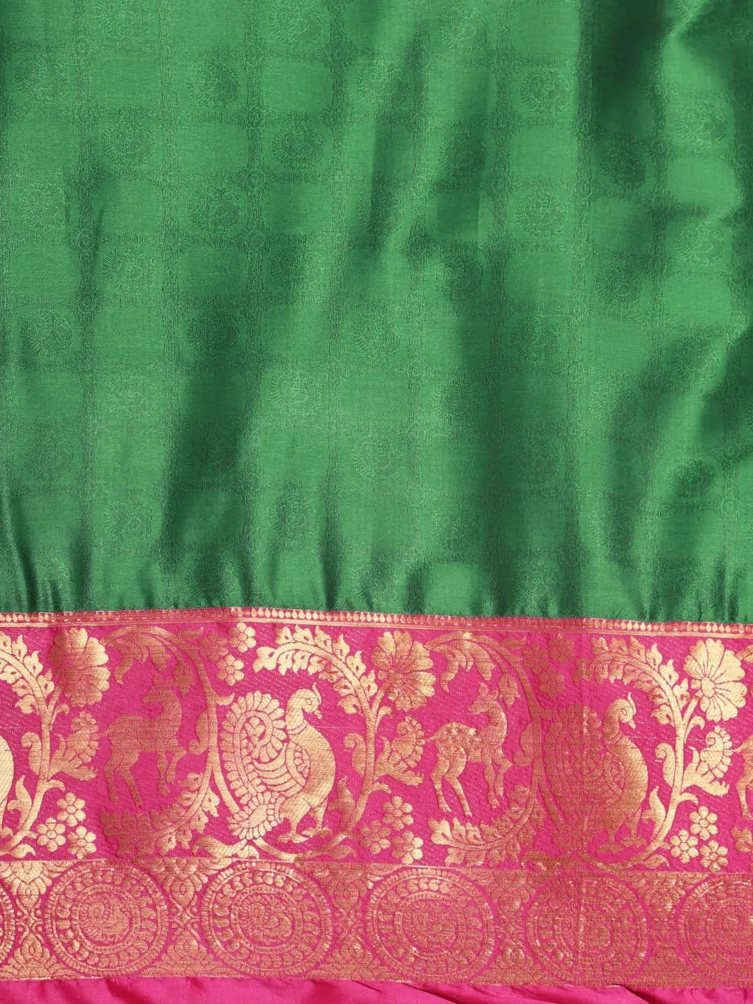 Uppada Cotton Silk Saree With Self Butti